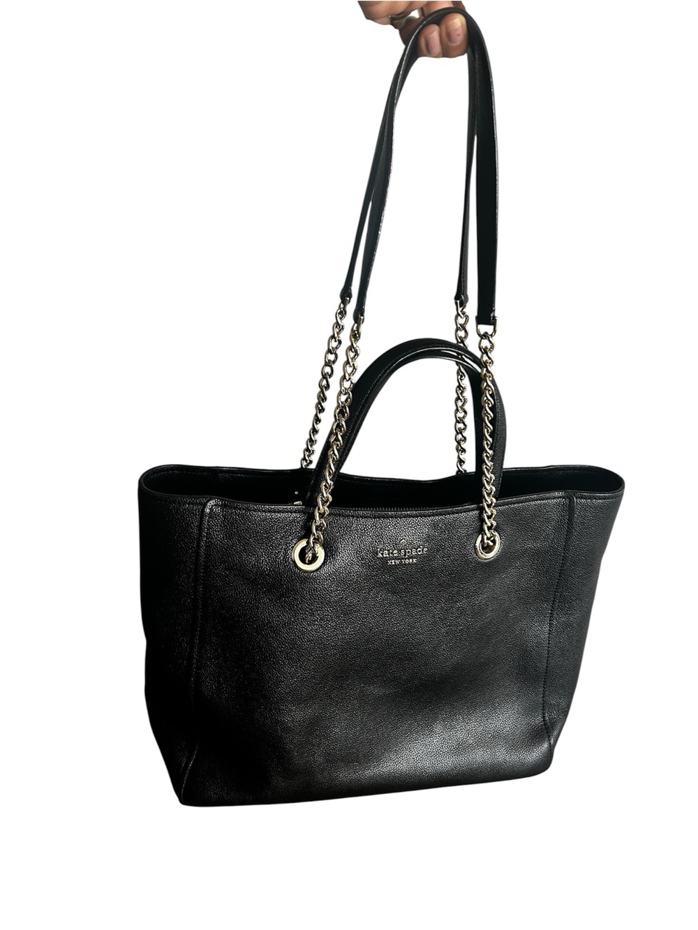 Kate Spade Leather Large Infinite Triple Compartment Tote